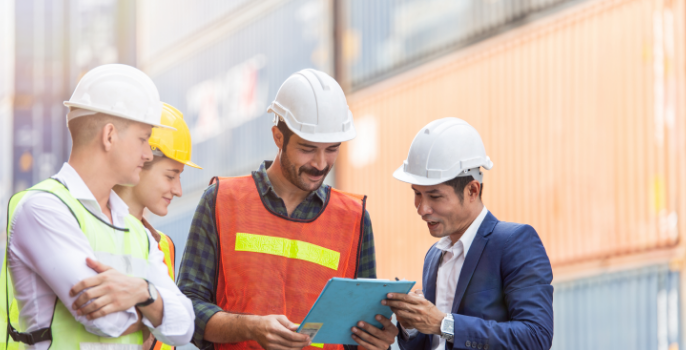 Three logistics agents at a port now have a centralized repository to store all their supply chain documentation, ensuring easy access and efficient organization of documents across departments and locations, thus facilitating collaboration among all participants.